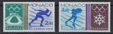 MONACO 1984 - Jocurile olimpice de iarna Sarajevo/serie completa MNH, Nestampilat