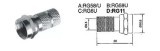 Mufa F Tata 7mm Cupru Nichelat OEM - Conector Cablu Coaxial