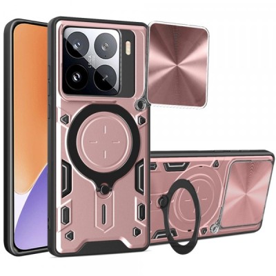 Husa pentru Xiaomi 15, Techsuit, CamGuard Pro, Roz Aurie foto