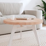 vidaXL Blat de masă rotund, &Oslash;70x4 cm, lemn masiv de fag
