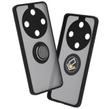Husa Honor Magic6 Lite Asteroid GSM Glinth cu inel suport stand magnetic, negru