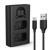 Incarcator Dublu Baterii K&amp;F Concept NP-FW50 Battery Charger