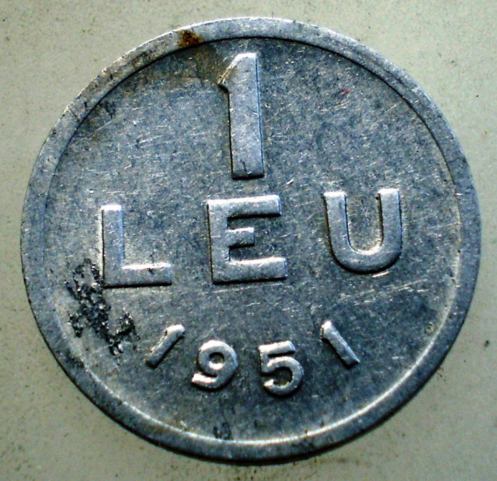 1.837 ROMANIA RPR 1 LEU 1951