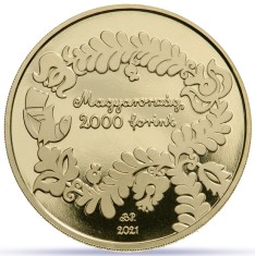 Ungaria 2000 Forint 2021 Pomul vietii BU foto