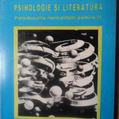 PSIHOLOGIE SI LITERATURA PARADOXURILE NORMALITATII PSIHICE (I)-MIHAI SELARU VASILE BURLUI