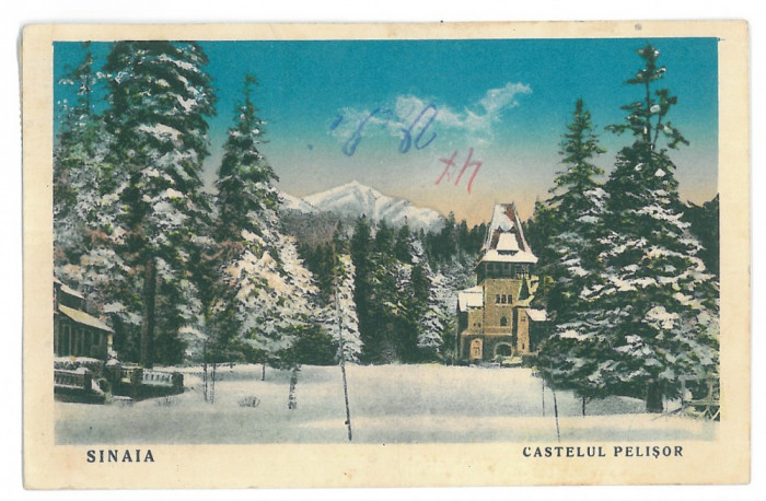 4425 - SINAIA, Pelisor Castle, Romania - old postcard - used - 1930