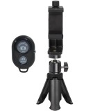 Set trepied de masa 8.5 cm cu cap de bila metalic 360 , suport telefon extensibil rotativ landscape, portret 5.5, 10 cm si telecomanda bluetooth, mont