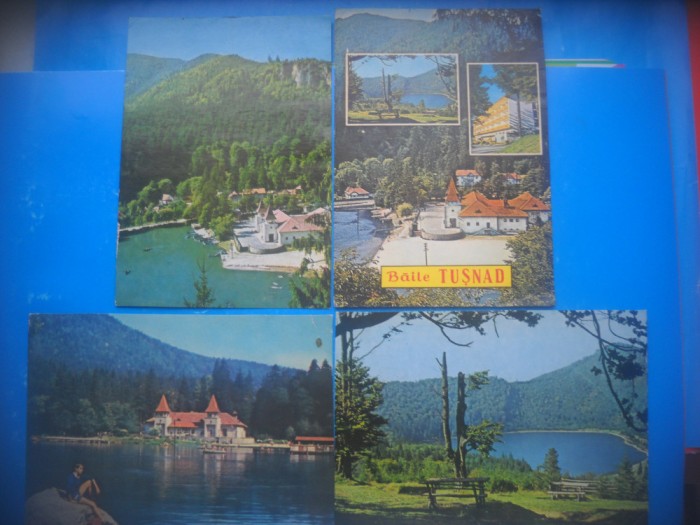 HOPCT LOT 3822 -IP- 4 CARTI POSTALE-BAILE TUSNAD -JUD HARGHITA-CIRCULATE
