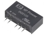 Convertor DC/DC 1W 5V la 12VDC și -12VDC SIP THT