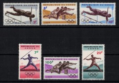 CONGO 1964 - Sport, J.O. Tokyo / serie completa MNH