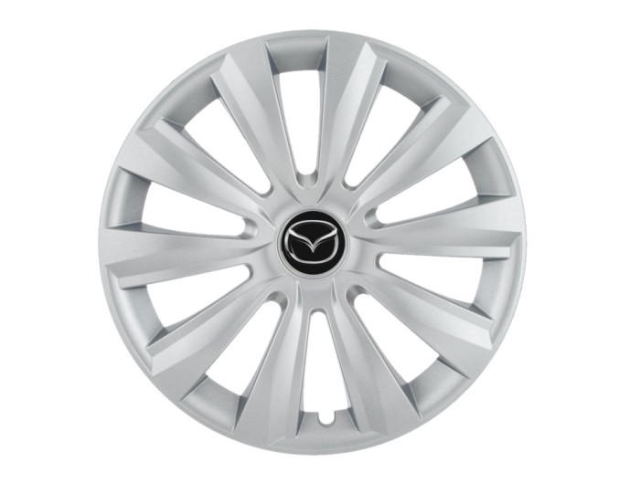 Set 4 capace roti Delta cromat R14 pentru gama auto Mazda