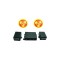 Sistem avertizare unghi mort prin senzori cu microunde Edotec EDT-BSD-01 CarStore Technology