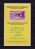 Cumpara ieftin ✅(V30) Germania &#039;88, bloc/vinieta 5DM Graf von Zeppelin 150 ani de la nastere, Nestampilat