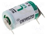 Baterie litiu SAFT 1/2AA 3,6V 1200mAh nere&icirc;ncărcabilă &Oslash;14,5x25mm