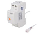 &Icirc;ntrerupător crepuscular ORNO 230VAC pentru şină DIN, 20A
