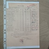 LISTA DE PLATA SEMNATA DE LUCIA STURDZA BULANDRA SI ALTI 17 ACTORI-1951.