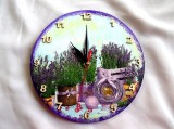 ceas de perete lavanda 35183