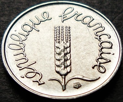 Moneda 1 CENTIME - FRANTA, anul 1967 * cod 5382 = A.UNC foto