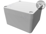 Carcasă Universală Aluminiu IP68 75x80x52mm Negru