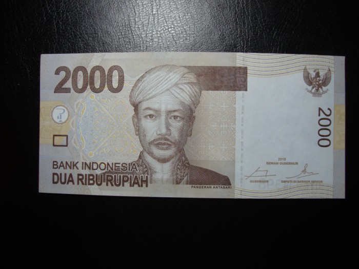 INDONEZIA 2000 RUPII 2016 UNC