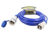 Prelungitor Electric 10m Albastru 16A 3x1,5mm2