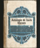 Cumpara ieftin ANTOLOGIE DE TEXTE LITERARE - CLASA A IX-A - SILVESTRU BOATCĂ, VASILE TEODORESCU - LICEU, Clasa 9, Limba Romana