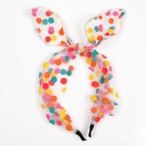 Bentita de par cu buline colorate