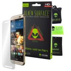 Folie Alien Surface HD HTC One M9 protectie ecran + Alien Fiber Cadou