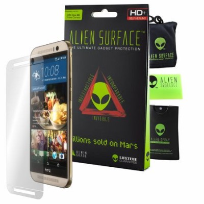 Folie Alien Surface HD HTC One M9 protectie ecran + Alien Fiber Cadou foto