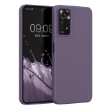 Husa Kwmobile pentru Xiaomi Redmi Note 11 Pro/Redmi Note 11 Pro 5G/Redmi Note 12 Pro, Mov inchis, Silicon, KWM0000151A057C, Carcasa