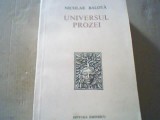 Nicolae Balota - UNIVERSUL PROZEI { 1976 }