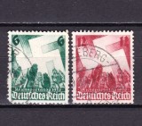 Cumpara ieftin ✅ (S44) Germania Reich 1936 - &quot;Ziua Partidului - NSDAP &quot; ,serie Mi.632/633 , stampilate