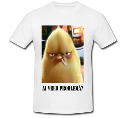 Tricou &amp;quot; Ai vreo problema? &amp;quot; foto