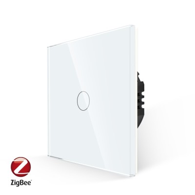 Intrerupator Simplu cu Touch din Sticla LUXION, protocol ZigBee SmartElectro IntelligentHouse foto