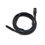 Cablu USB Type C 2.0 la USB Type C 480Mbs 240W 1.5m Middle Bend, Generic