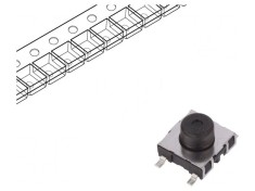 Micro&icirc;ntrerupător TACT SPST-NO 0,5A 42VDC SMT 7,75mm