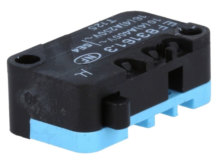 Micro&icirc;ntrerupător SNAP ACTION 16A 250VAC
