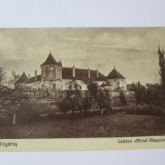 Carte postala Fagaras:Castelul Mihai Viteazul,circulata 1930