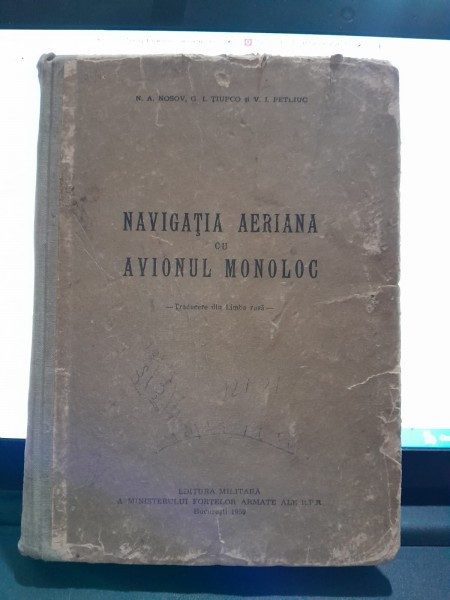 Navigatia aeriana cu avionul monoloc - N.A. Nosov