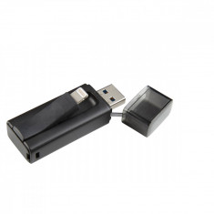 Memorie USB Intenso iMobile Line 32GB USB 3.0 + Lightning Black foto