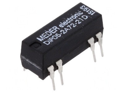 Releu Senzor Reed DPST-NO 5VDC 1A 200VDC 125mW foto