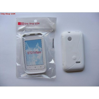 Husa Silicon S-Line Sony Xperia Tipo (ST21i) Alba