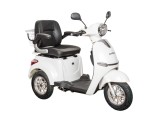 Cumpara ieftin Triciclu electric ZT-15-K, motor 900W, 48V 20Ah, viteza 25km/h, autonomie 55km, nu necesita permis de conducere - Alb