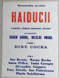 Haiducii - Afis film rom&acirc;nesc, cinema Rom&acirc;niafilm 1966, Epoca de Aur