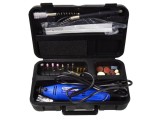Mini polizor drept set cablu &amp; accesorii, Geko, G81222