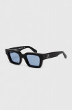 Off-White ochelari de soare femei, culoarea negru, OERI126_501040