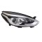 Far Ford Fiesta, 08.2017-2023, montare fata, dreapta, cu lumini de zi tip LED; H1+H7+LED+PY21W+W5W; electric; cu motor; halogen, TYC