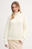 Marc Aurel pulover culoarea bej, cu guler, 8014-8000-82084