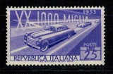 Italia 1953 - Curse de mașini, neuzat