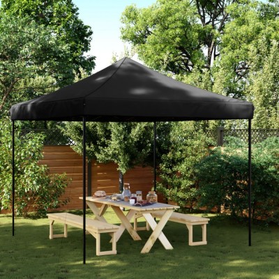 vidaXL Cort de petrecere pliabil Pop-Up, 292x292x315 cm, negru foto